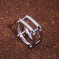 European Punk Style Unisex Finger Ring, Fashion Trendy Men's Ring Jewelry Accessory view 4