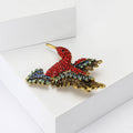 Alloy Rhinestone Hummingbird Brooch Pin For Blazers And Shirts view 3