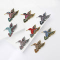 Alloy Rhinestone Hummingbird Brooch Pin For Blazers And Shirts view 1