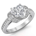 Fashion Women's Cubic Zirconia Wedding Ring Creative Diamond Inlaid Ring For view 6