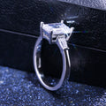 Square Zircon Engagement Wedding Ring For Women European American Fashion Jewelry view 4