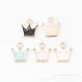 Zinc Alloy Crown Charm Pendant No.217617 for DIY Necklace Bracelet Jewelry Making view 2
