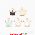 Zinc Alloy Crown Charm Pendant No.217617 for DIY Necklace Bracelet Jewelry Making view 1
