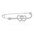 Electroplated Alloy Rhinestone Lapel Pin For Suits And Coats Brooch view 2