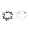 16mm Zinc Alloy Round Cabochon Tray Charm Pendant for DIY Necklace Bracelet Jewelry Making view 2