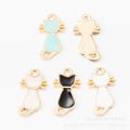 Zinc Alloy Cat Charm Pendant No.870522 for DIY Necklace Bracelet Jewelry Making view 2