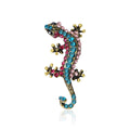 Alloy Rhinestone Lizard Brooch Pin For Trendy Suit Shirt Accessories view 1