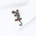 Alloy Rhinestone Lizard Brooch Pin For Trendy Suit Shirt Accessories view 4