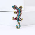 Alloy Rhinestone Lizard Brooch Pin For Trendy Suit Shirt Accessories view 2