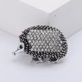 Antique Gold Alloy Hedgehog Brooch For Fashion Clothing Accessories view 3