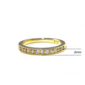 Japanese Minimalist Gold Plated Copper Ring, Hollow Vintage Commuter Style Delicate Jewelry view 5