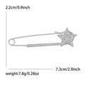 Electroplated Alloy Star Lapel Pin For Suits And Coats Brooch view 5