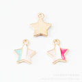 Zinc Alloy Star Charm Pendant No.494976 for DIY Necklace Bracelet Jewelry Making view 2