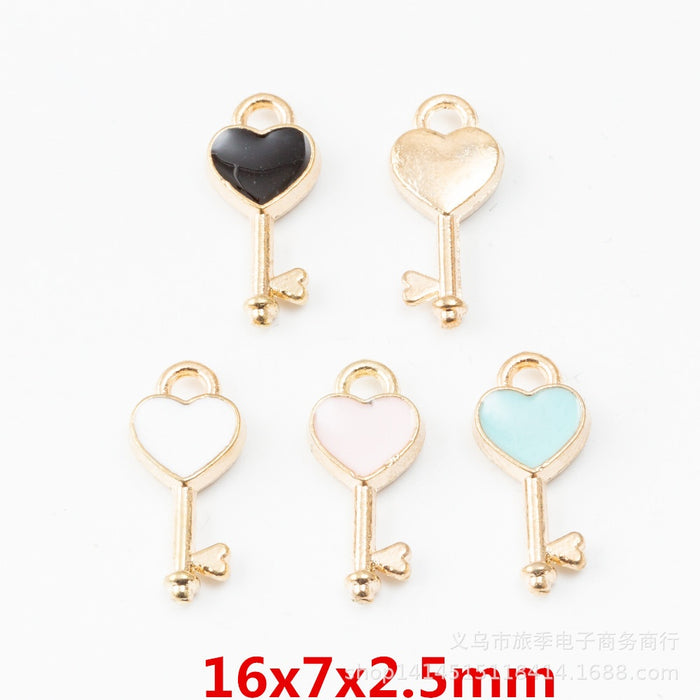 Zinc Alloy Key Charm Pendant No.498103 for DIY Necklace Bracelet Jewelry Making