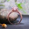 Classic Six Prong Simulated Diamond Women Ring, Full CZ Carat Style Wedding Jewelry Accessory view 2