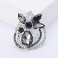 Alloy Crystal Colorful Brooch Pin For Fashion Apparel Accessories view 3
