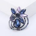 Alloy Crystal Colorful Brooch Pin For Fashion Apparel Accessories view 2