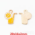 Gold Zinc Alloy Charm Pendant No.067229 for DIY Necklace Bracelet Jewelry Making view 1