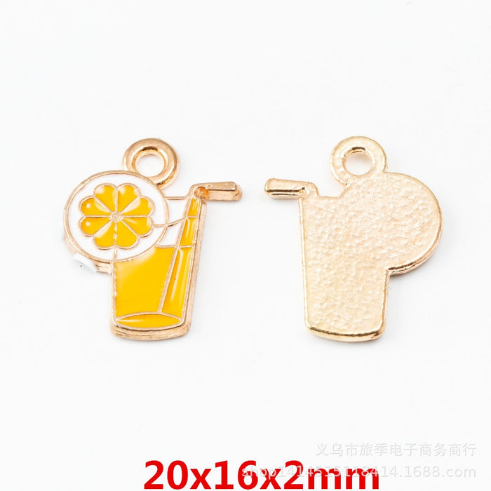 Gold Zinc Alloy Charm Pendant No.067229 for DIY Necklace Bracelet Jewelry Making
