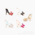 Zinc Alloy High Heel Charm Pendant No.851297 for DIY Necklace Bracelet Jewelry Making view 2