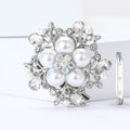 Alloy Rhinestone Scarf Buckle Brooch Pin For Shawl Accessories view 3