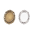 13x18mm Zinc Alloy Oval Bezel Charm Pendant for DIY Necklace Bracelet Jewelry Making view 4