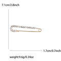 Alloy Rhinestone Brooch Pin For Coat Shawl Apparel Decoration view 6