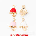 White Zinc Alloy Umbrella Charm Pendant for DIY Necklace Bracelet Jewelry Making view 1