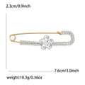 Alloy Rhinestone Mini Brooch For Cardigan And Sweater Decoration view 5