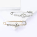 Alloy Rhinestone Mini Brooch For Cardigan And Sweater Decoration view 2