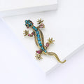 Alloy Rhinestone Lizard Brooch Pin For Trendy Clothing Decoration view 4