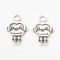 Zinc Alloy Monkey Charm Pendant No.576284 for DIY Necklace Bracelet Jewelry Making view 2