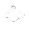Zinc Alloy Cloud Charm Pendant for DIY Necklace Bracelet Jewelry Making view 3