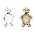 18x25mm Zinc Alloy Oval Bezel Charm Pendant for DIY Necklace Bracelet Jewelry Making view 4