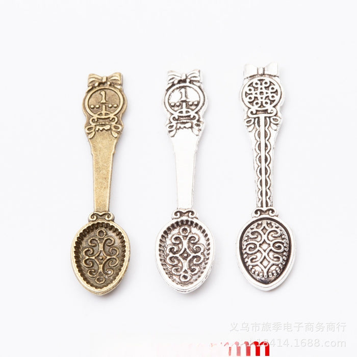 Zinc Alloy Spoon Charm Pendant No.412811 for DIY Necklace Bracelet Jewelry Making