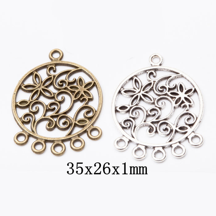 Zinc Alloy Charm Pendant No.172342 for DIY Necklace Bracelet Jewelry Making