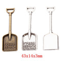 Zinc Alloy Shovel Charm Pendant No.524161 for DIY Necklace Bracelet Jewelry Making view 1