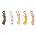 Zinc Alloy Shooting Star Charm Pendant No.296490 for DIY Necklace Bracelet Jewelry Making view 5