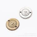 Zinc Alloy Gear Charm Pendant No.376188 for DIY Necklace Bracelet Jewelry Making view 2