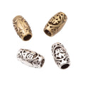 Vintage Alloy Hollow Fu Character Large Hole Beads For DIY European Bracelet Necklace Accessories view 4