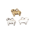 Zinc Alloy Sheep Charm Pendant No.441378 for DIY Necklace Bracelet Jewelry Making view 4