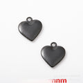 Gold Zinc Alloy Heart Charm Pendant No.636823 for DIY Necklace Bracelet Jewelry Making view 2