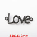 Gold Zinc Alloy Heart Charm Pendant No.636823 for DIY Necklace Bracelet Jewelry Making view 4