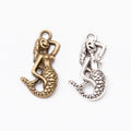 Zinc Alloy Mermaid Charm Pendant No.369631 for DIY Necklace Bracelet Jewelry Making view 3