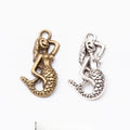 Zinc Alloy Mermaid Charm Pendant No.369631 for DIY Necklace Bracelet Jewelry Making view 1