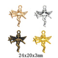 Zinc Alloy Angel Charm Pendant No.932679 for DIY Necklace Bracelet Jewelry Making view 1