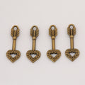 Zinc Alloy Heart Arrow Charm Pendant for DIY Necklace Bracelet Jewelry Making view 3