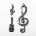 Gold Zinc Alloy Music Note Charm Pendant for DIY Necklace Bracelet Jewelry Making view 1
