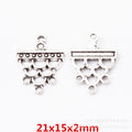 Gold Zinc Alloy Charm Pendant No.709843 for DIY Necklace Bracelet Jewelry Making view 1