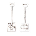 Zinc Alloy Shovel Charm Pendant No.761405 for DIY Necklace Bracelet Jewelry Making view 4
